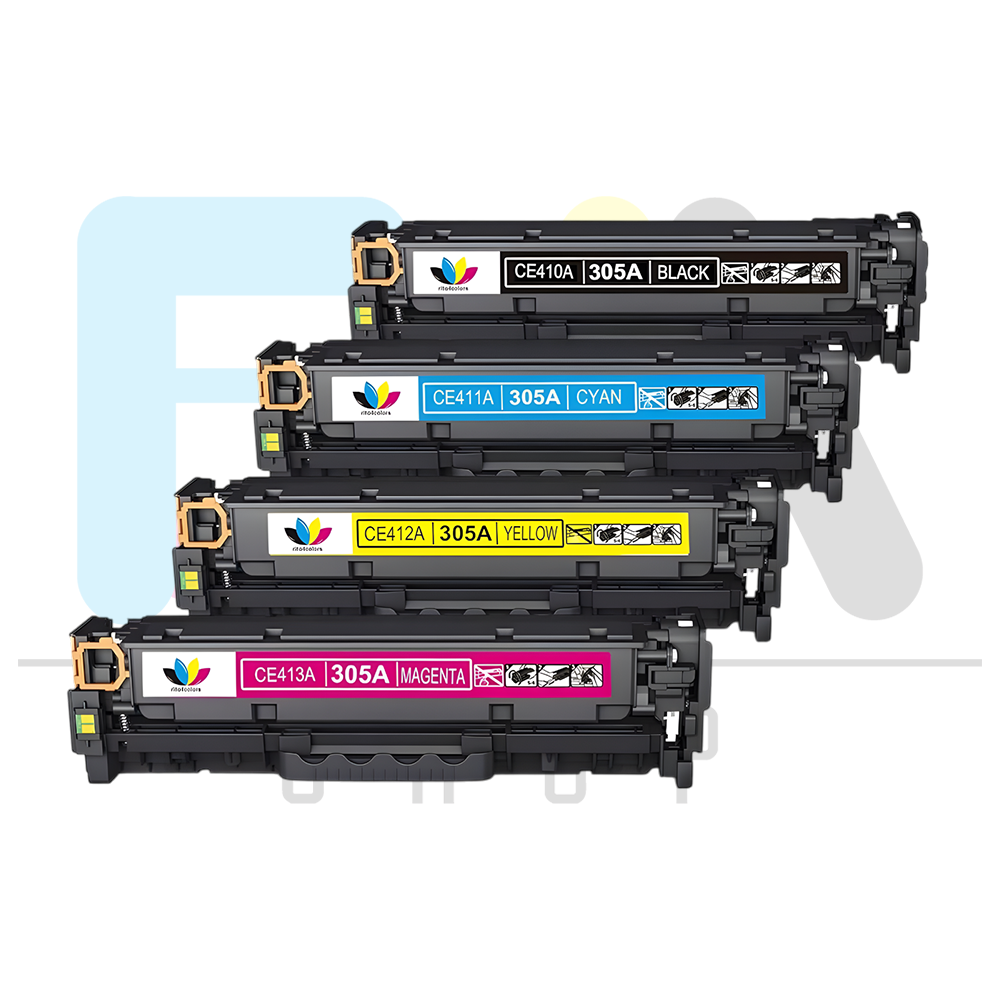 خراطيش اتش بي ليزر ألون HP laserjet Color Toner 305A